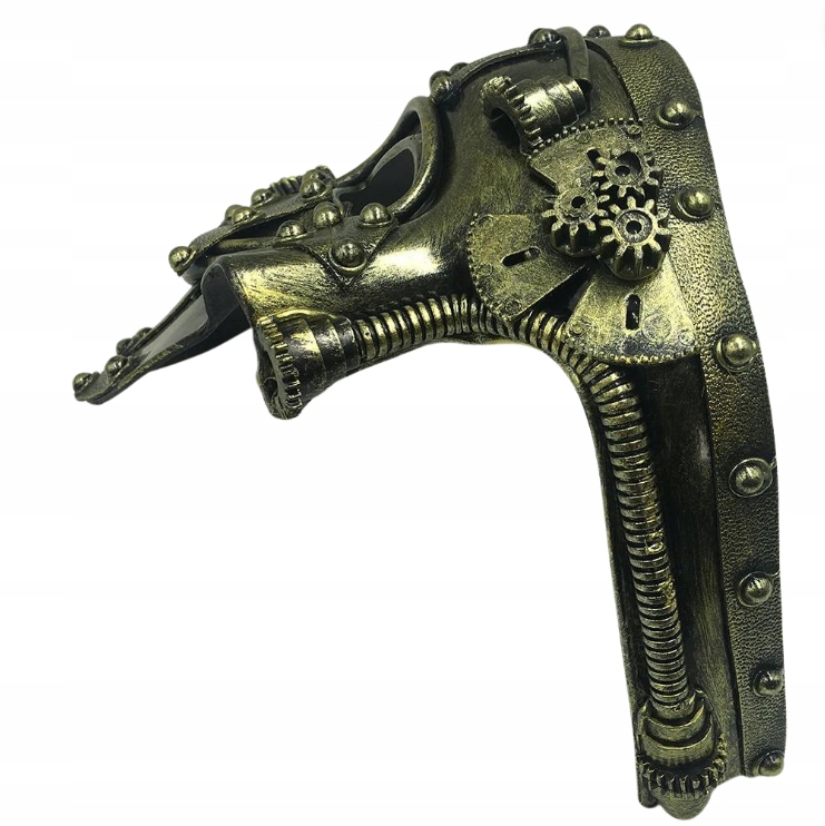MASKA STEAMPUNK CYBORG ROBOT MASZYNA NA TWARZ KARNAWAŁ HALLOWEEN COSPLAY Model cosplay