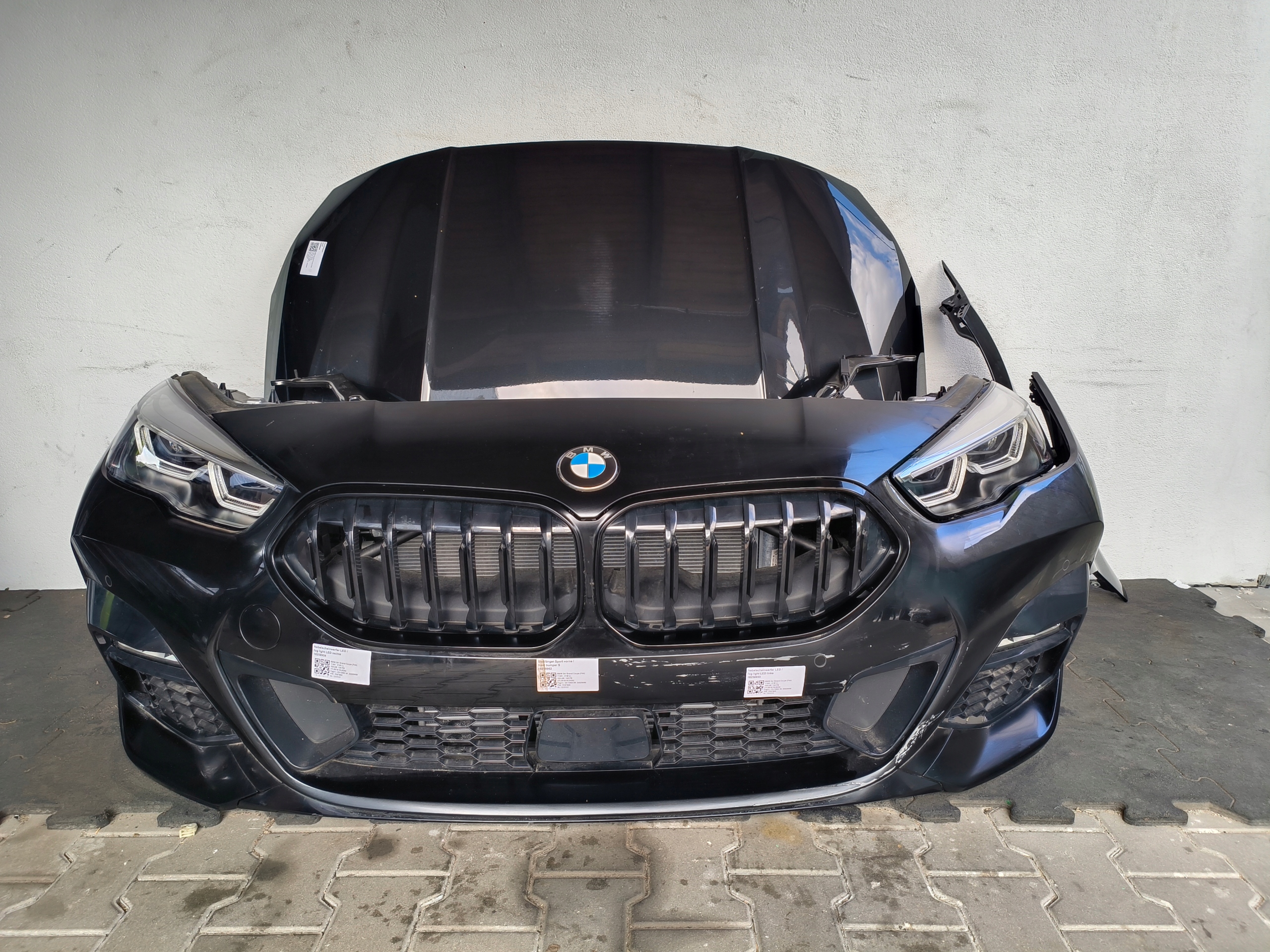 Zderzak maska błotnik pas lampy chłodnice Bmw 2 f44 kolor 475