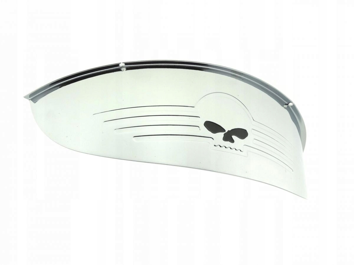 DASZEK LAMPY DUŻY GLADKI HARLEY 7'' CHROM CZACHA (12095)