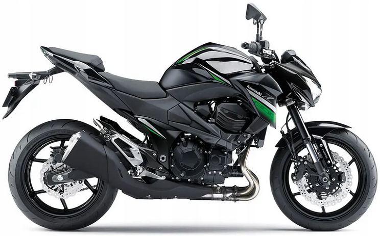 Nálepky Na Motocykel Juula Do Kawasaki Z 800 2016-2017 Čierna E Version 660