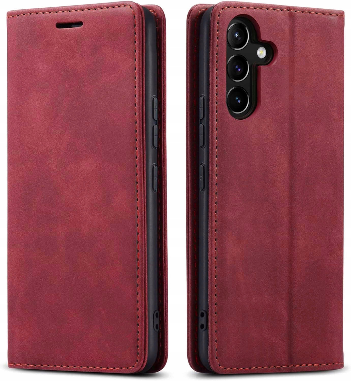 ETUI SKÓRZANE MAGNETYCZNE SHEEP SKIN DO SAMSUNG A36 / A56 5G + 2x SZKŁO Stan opakowania oryginalne