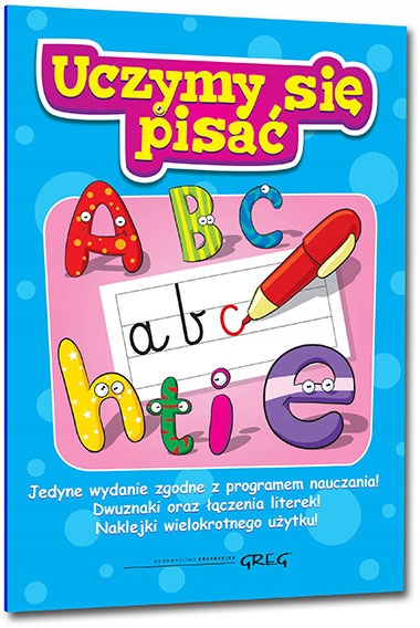 GREG. Uczymy się pisać z naklejkami praca zbiorowa