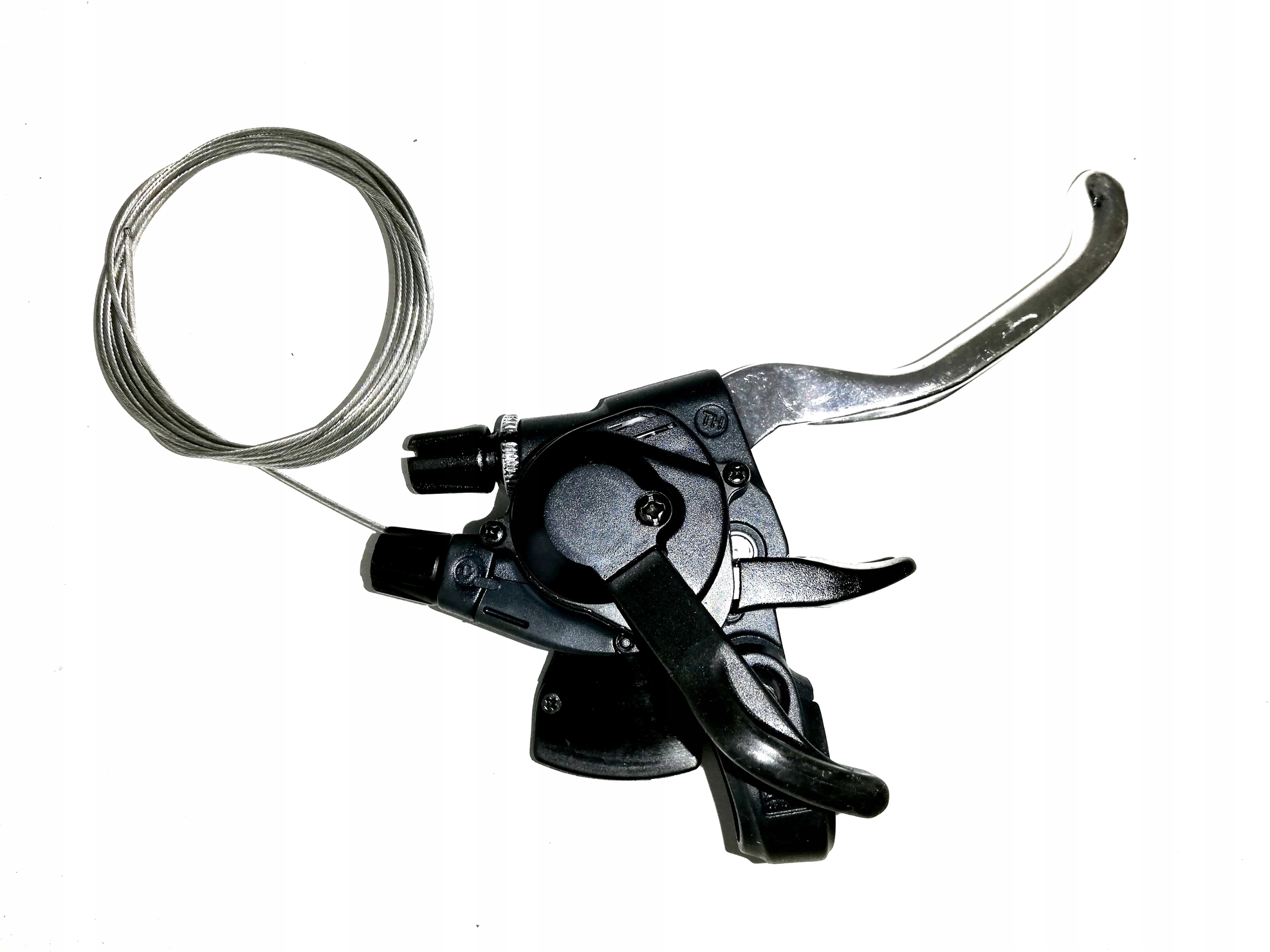 NOS Klamkomanetka lewa Shimano STX ST-MC34 3 speed Marka Shimano