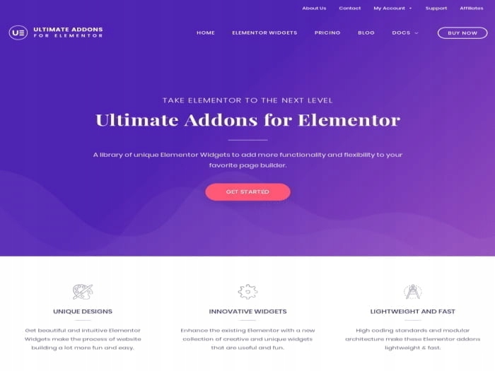 Ultimate Addons For Elementor By Brainstor