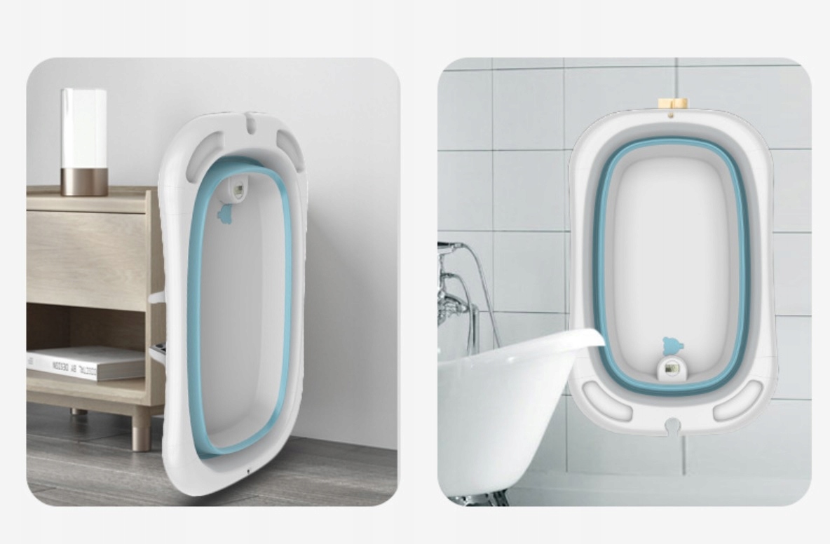 WANIENKA DLA NIEMOWLĄT SKŁADANA NIEBIESKA Rodzaj składana