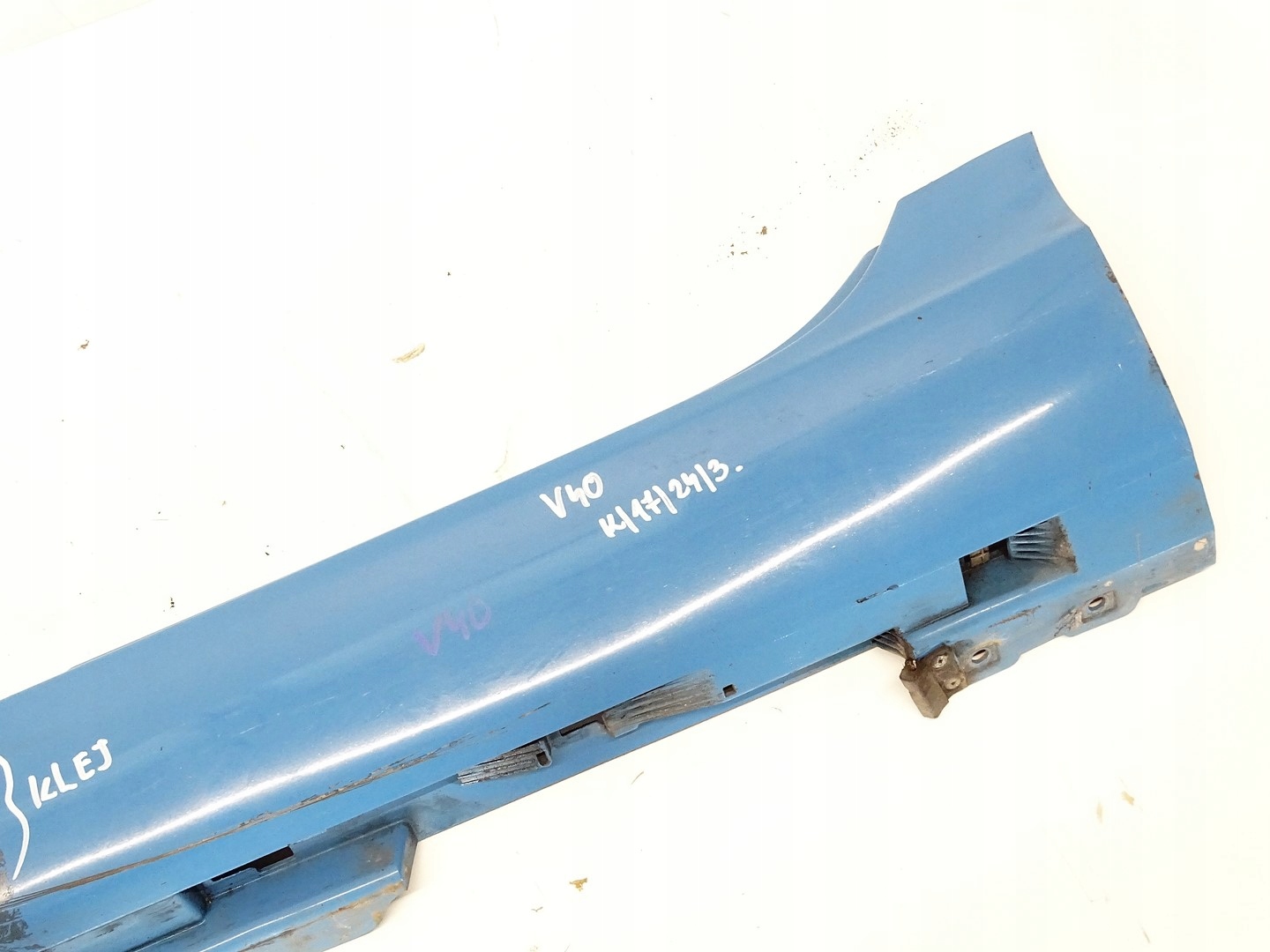 moulding cap threshold left VOLVO V40 II R-design REBEL BLUE