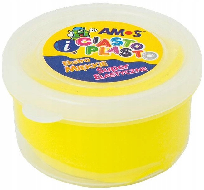 

Masa plastyczna Amos Ciasto Plasto 30 g żółta