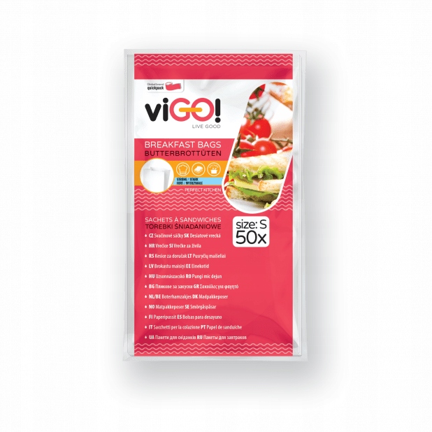 

viGO! Torebki papierowe standard 14x21cm 50szt