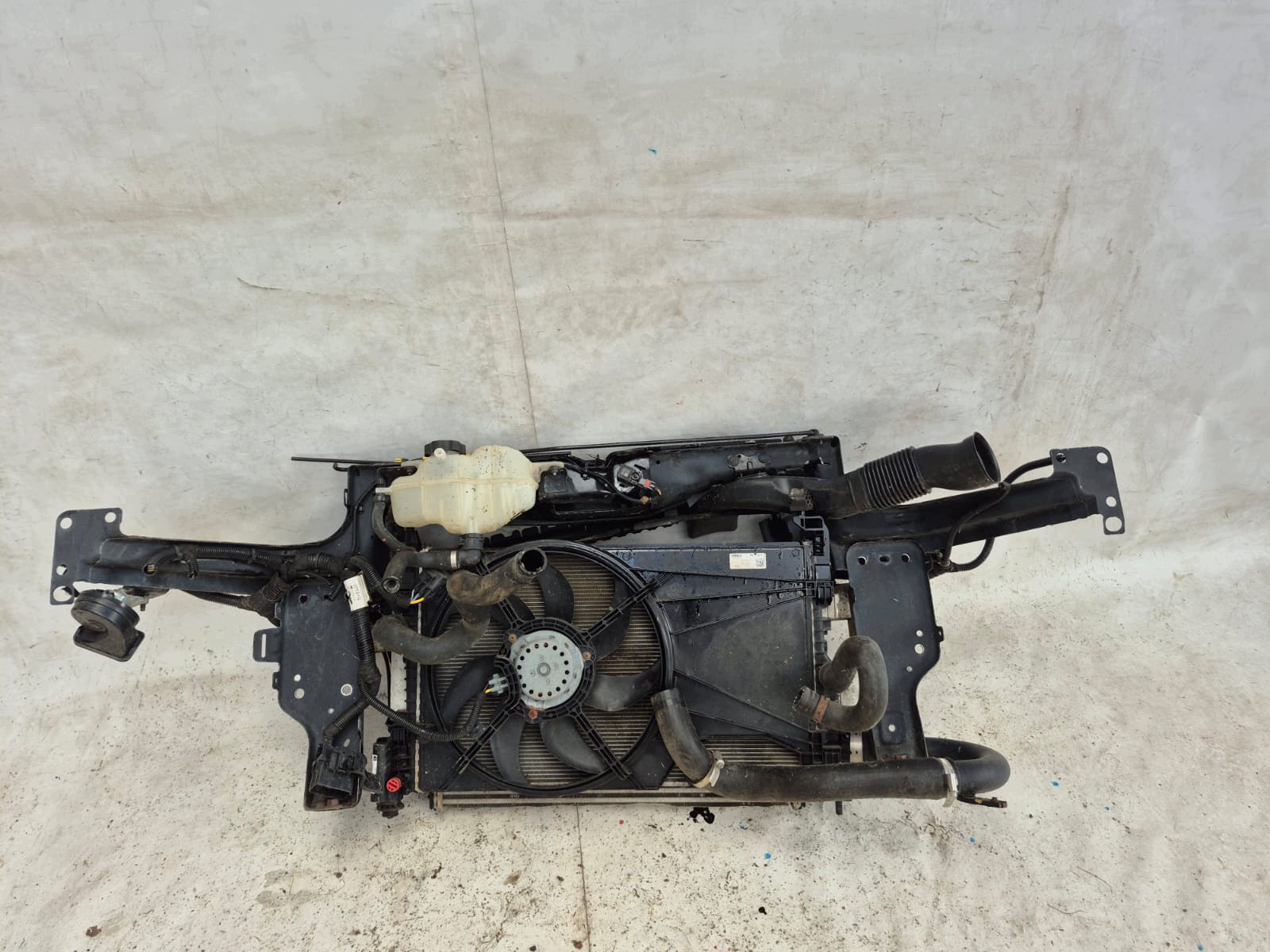 OPEL CORSA E 14- front body wall front pillar iron radiator