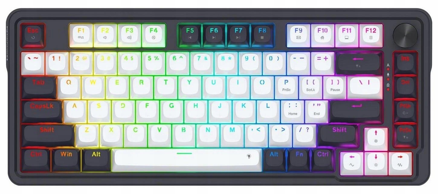 Redragon Ucal K673WB-RGB-M Czarno-biały