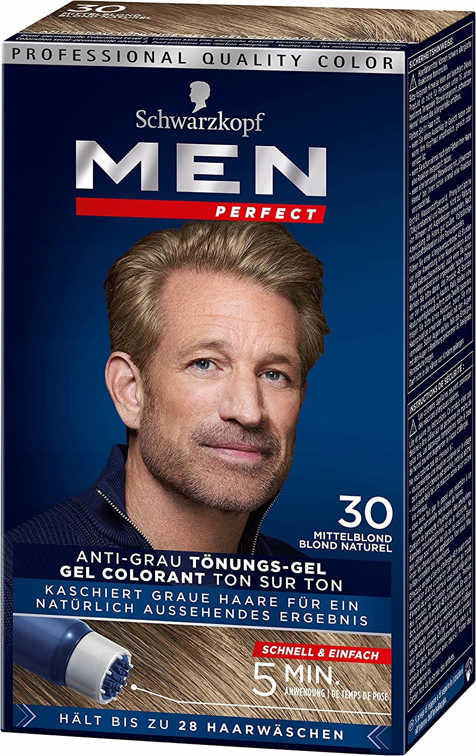 

Schwarzkopf Men Perfect 30 Odsiwiacz Średni Blond