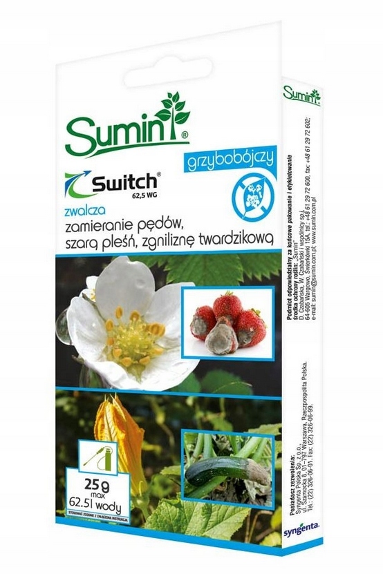 

Switch 62,5WG 25g Sumin Grzybobójczy Szara Pleśń