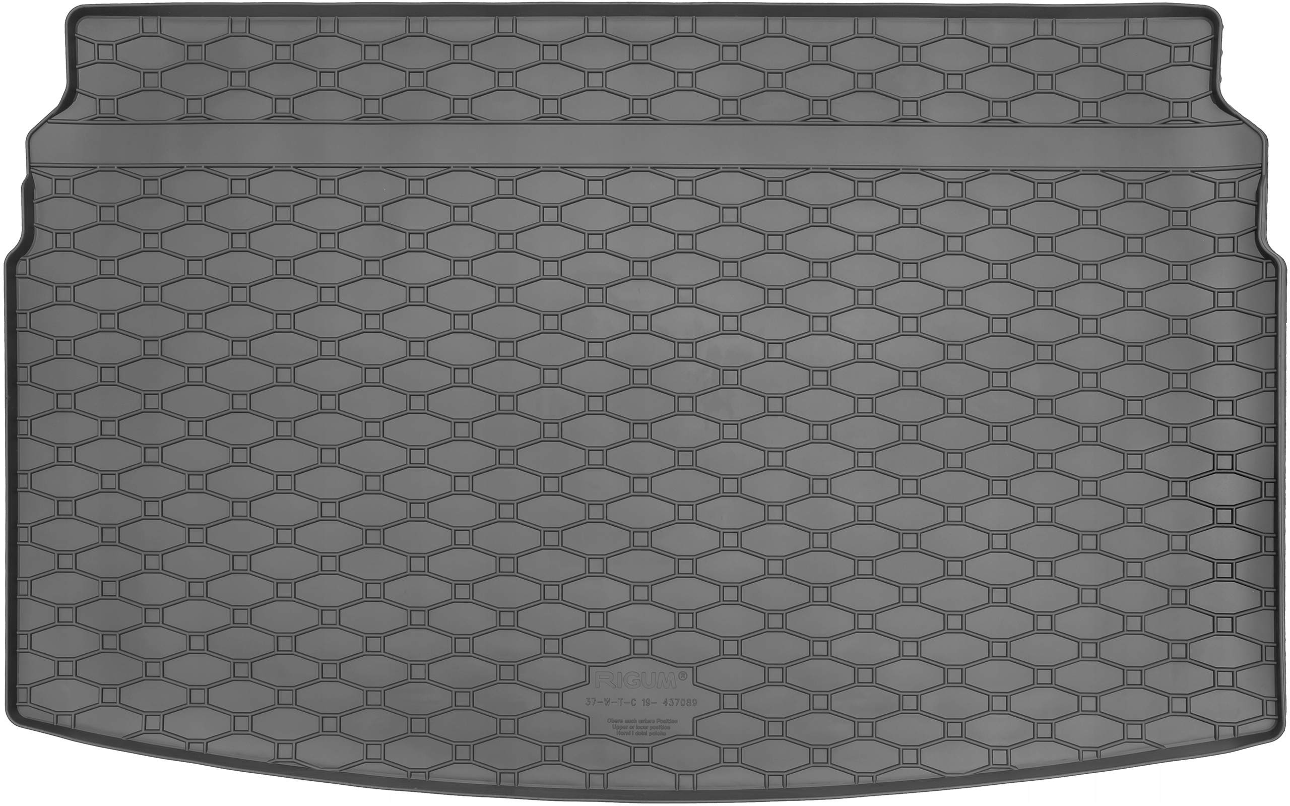 Коврик для багажника rigum резина