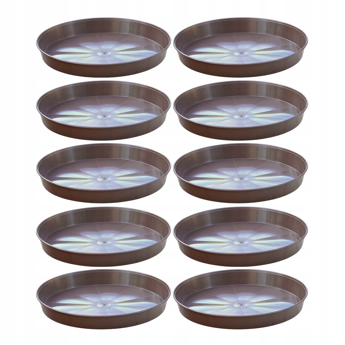 Podstavce 46 cm hnědé x 10 Ks pod velké školkové květináče, výrobní