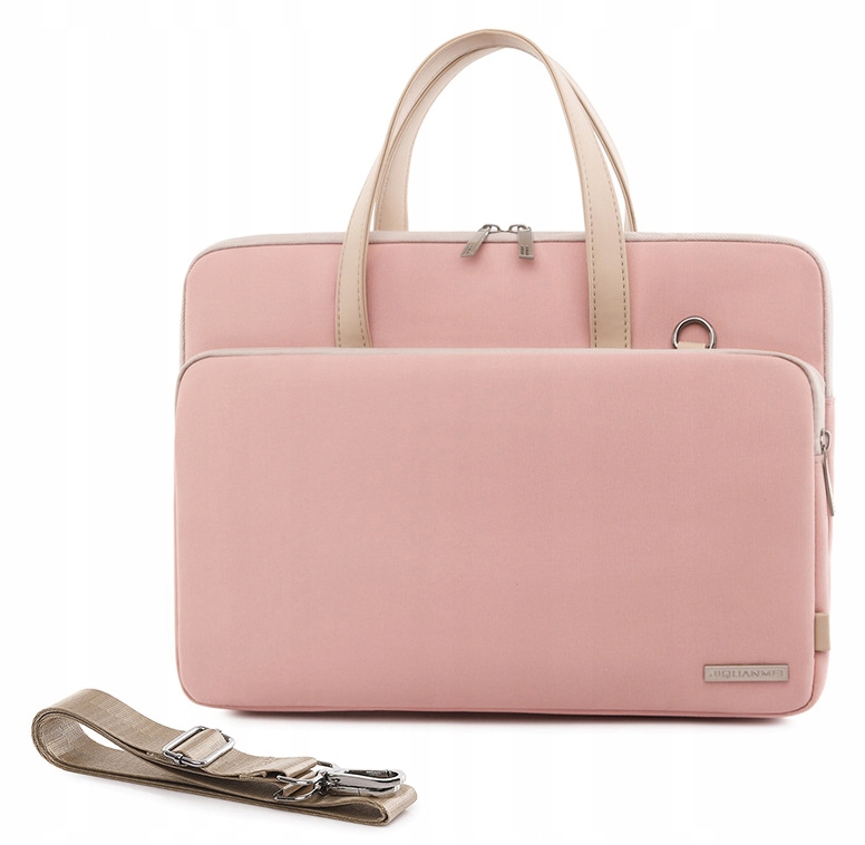 Torba Na Laptopa 15,6 Cali Damska Róż Na Ramię Do Ręki Biznesowa