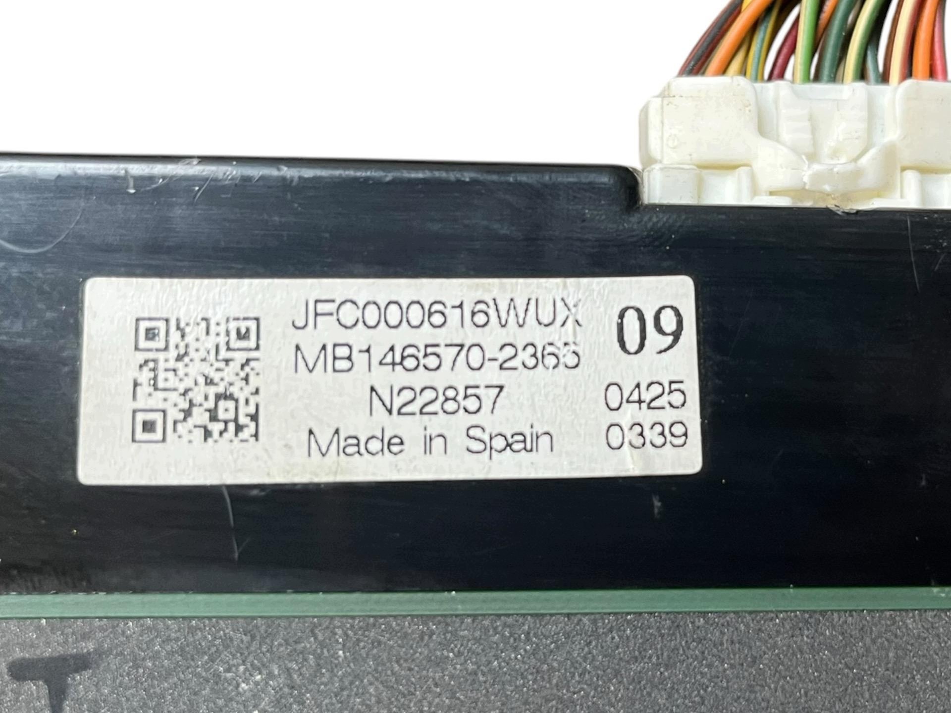 control air conditioning control panel Land Rover Discovery 3 L318 2005 JFC000616