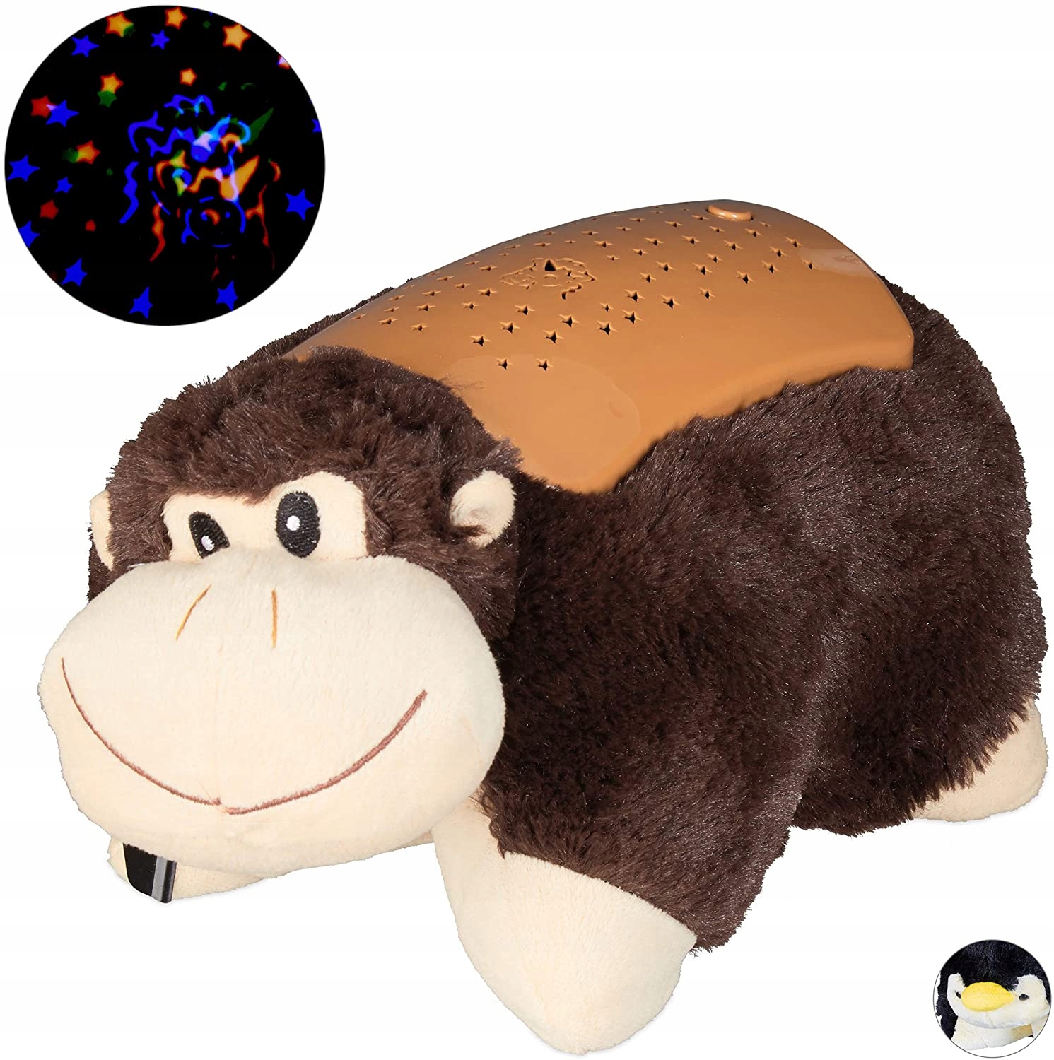 MAŁPKA LAMPKA NOCNA DUŻA MASKOTKA PROJEKTOR