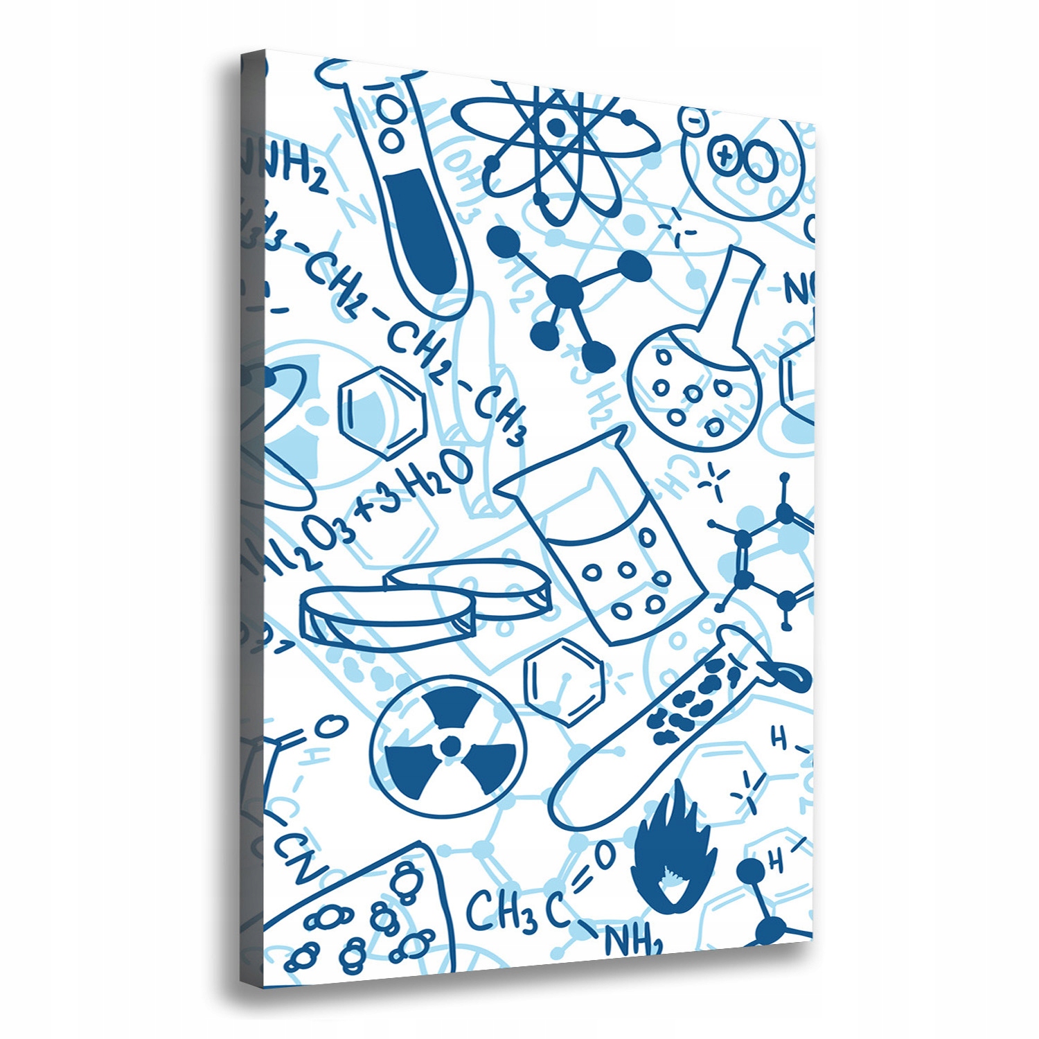 

Foto obraz na płótnie do salonu Chemia tło 70x100