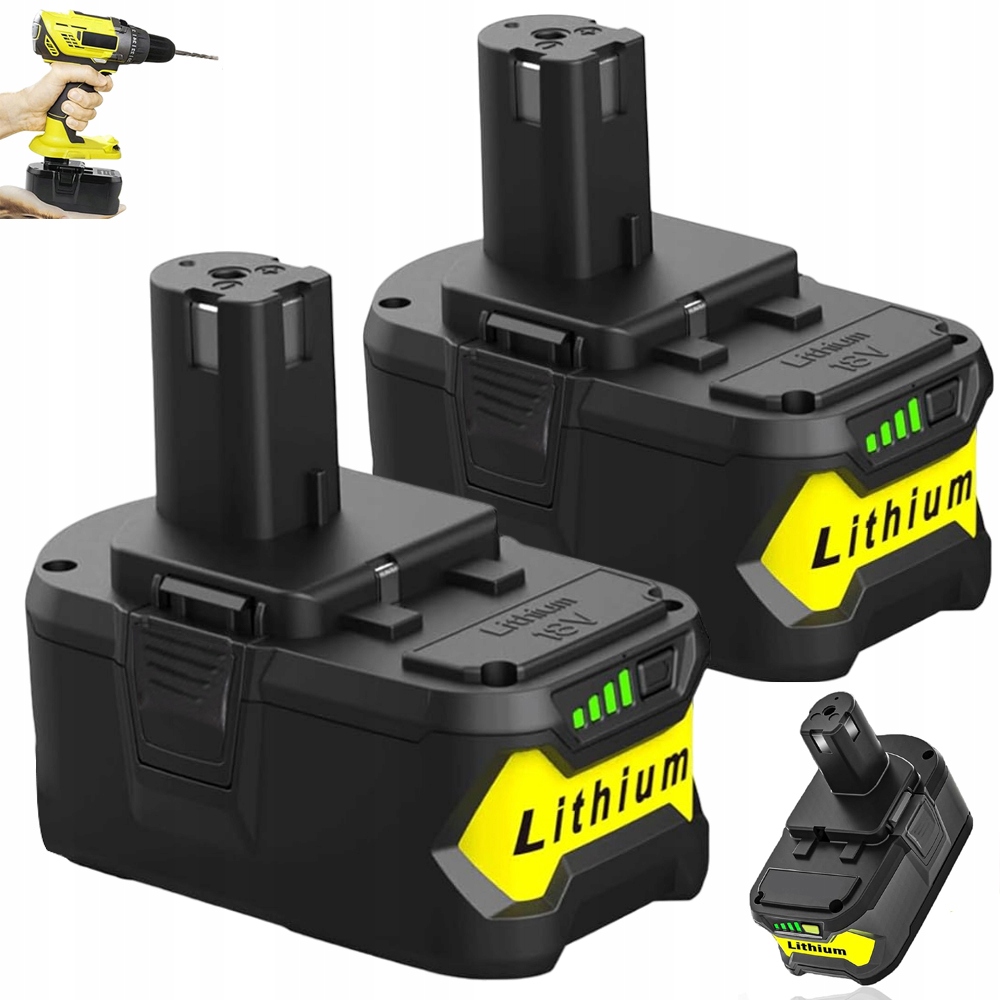 Akumulátor 18V 6,0Ah 2ks pro Ryobi One+ RB18L50 RB18L40 Li-Ion baterie