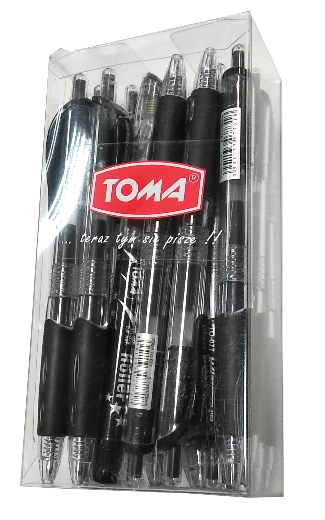 DŁUGOPIS ŻELOWY AUTO TOMA MASTERSHIP CZARNY Rodzaj żelowy