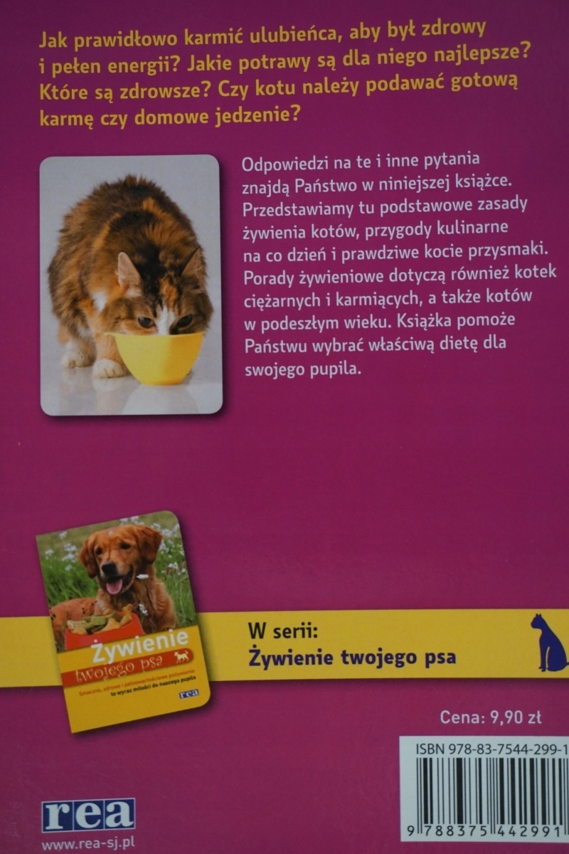 ŻYWIENIE TWOJEGO KOTA Okładka miękka