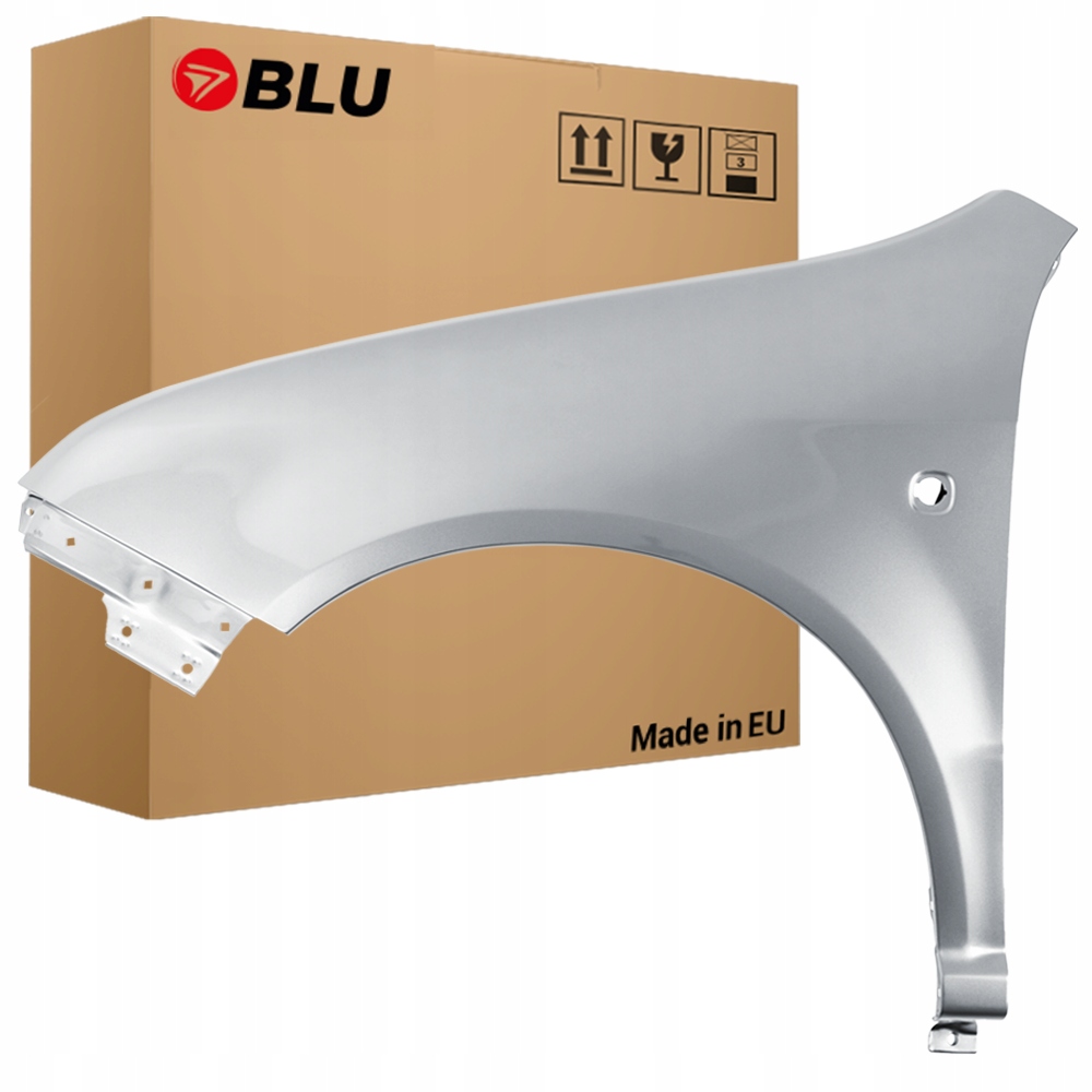 Blu Blatník Škoda Fabia I 1 6Y 9102 levý stříbrný 99-07 přední DiamondSilver