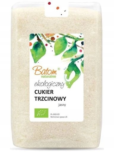 Levně 3x Batom Cukr třtinový světlý Ekologický Bio 1 kg Batom