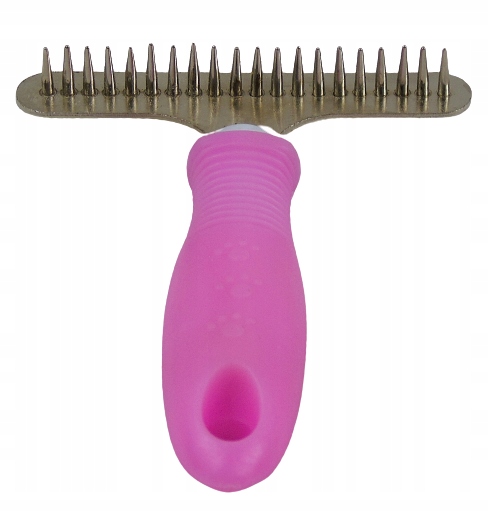 

Zgrzebło dla psa kota grzebień metalowy 20 zębów