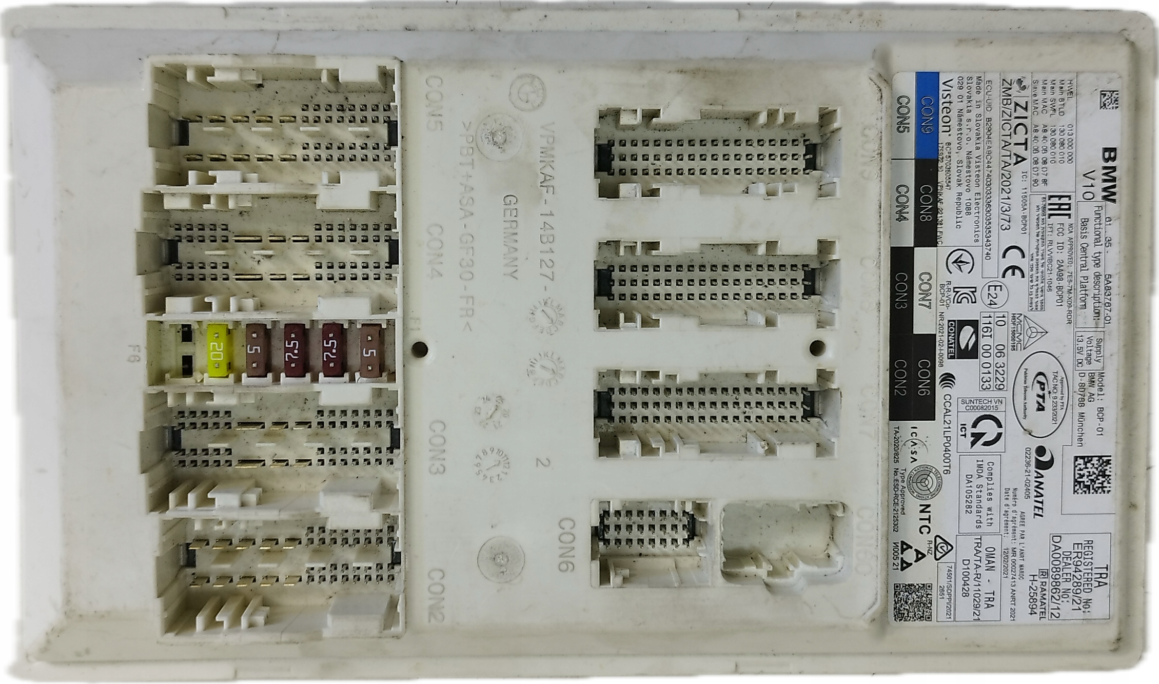 BMW X1 U11 modul Bedienteil BCP 5A83767