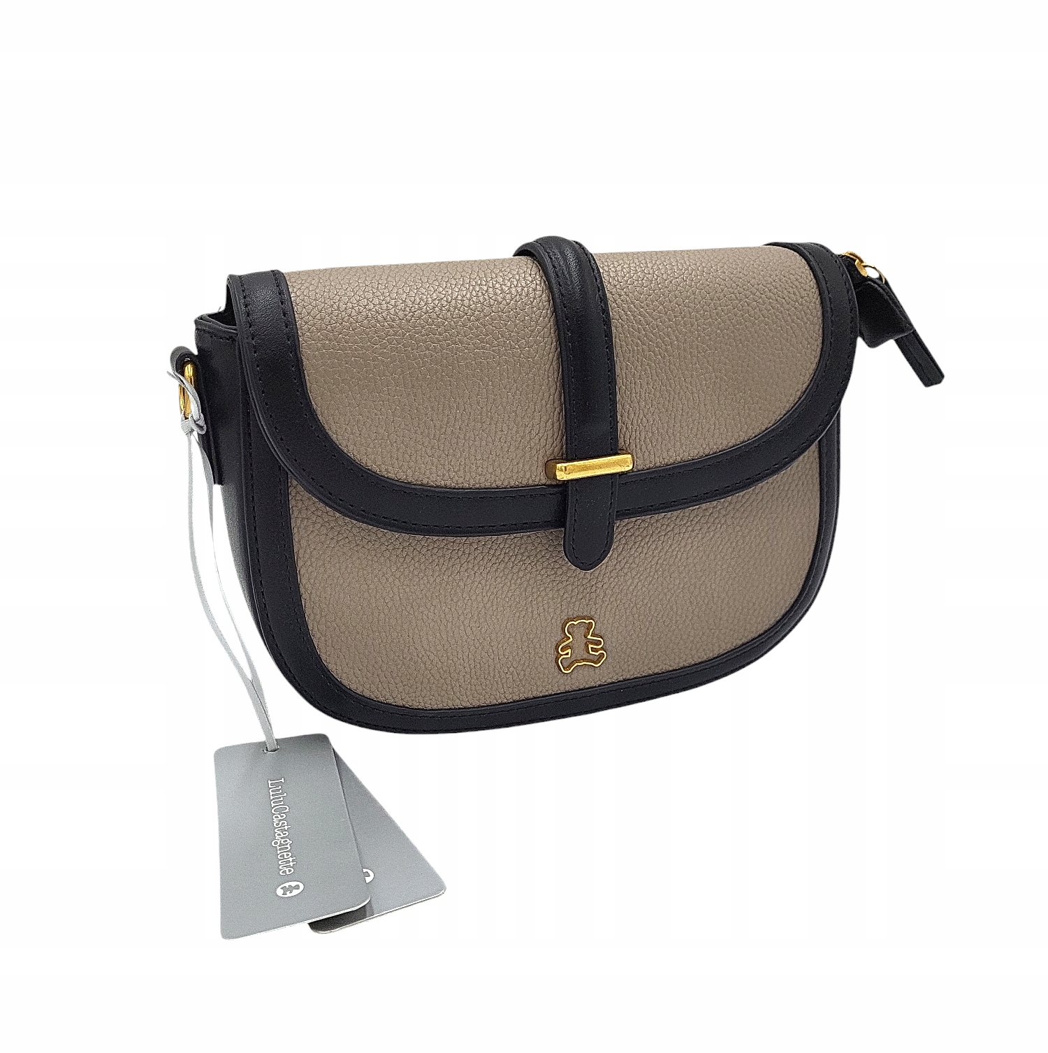 Dámská kabelka Lulu Castagnette béžová fango s černou