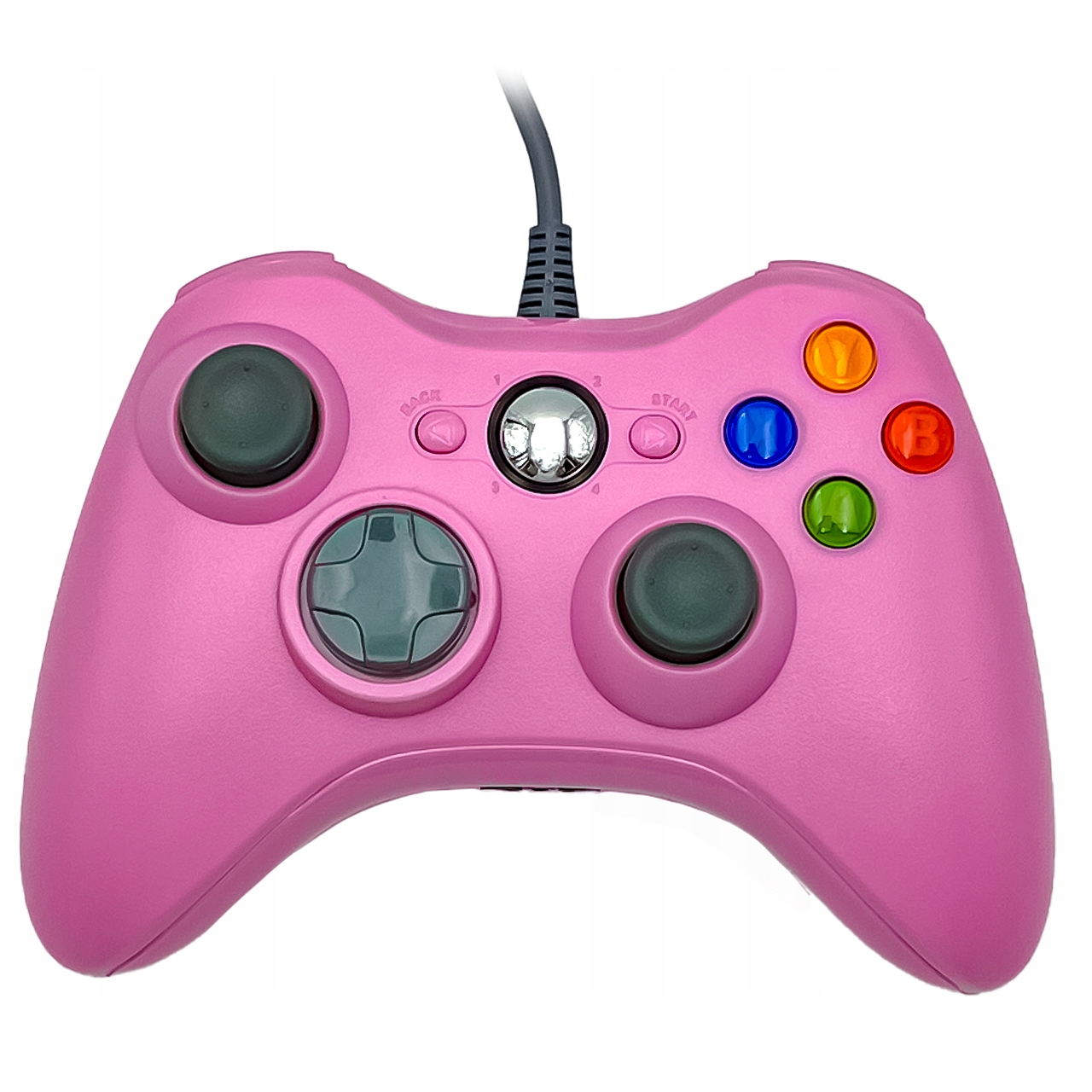 Pad przewodowy do konsoli Microsoft Xbox 360 różowy