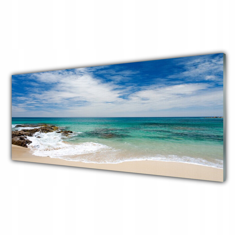 

Obraz akryl ścienny 125x50 Plaża Morze Krajobraz