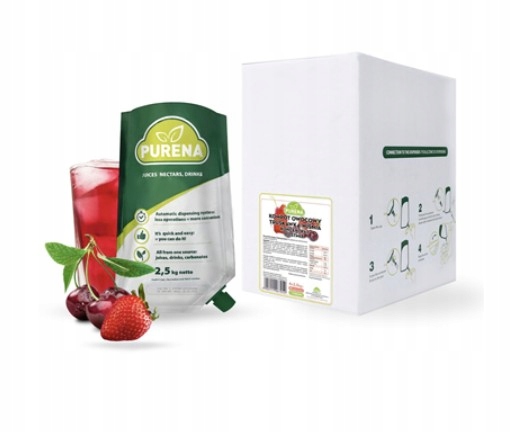 Purena Kompot jahodovo-višňový 10 l