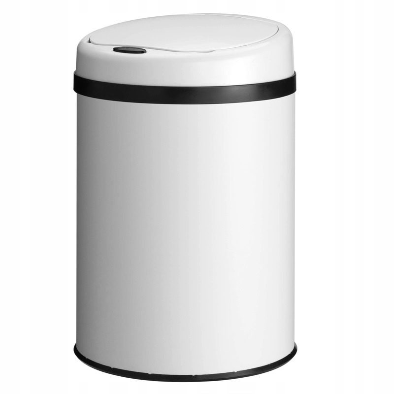 Automatyczny Bezdotykowy Kosz Na Śmieci Biały 30L