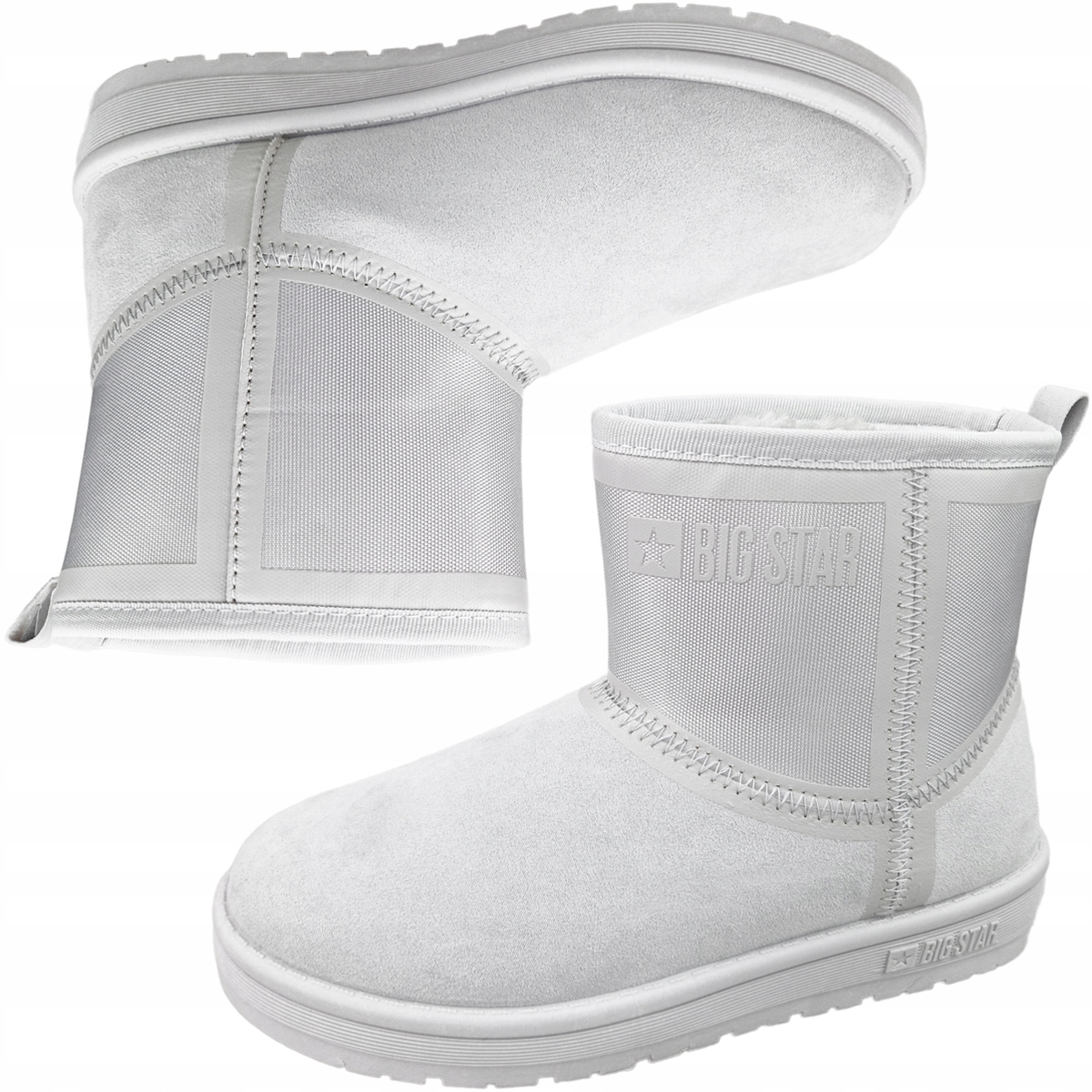 

Buty Big Star damskie botki szare KK274613 39