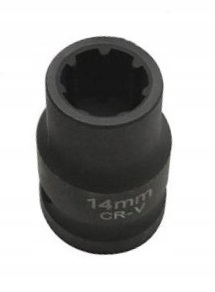 Quatros Nasadka 1/2" 14mm 7-kątna do zacisków hamulcowych