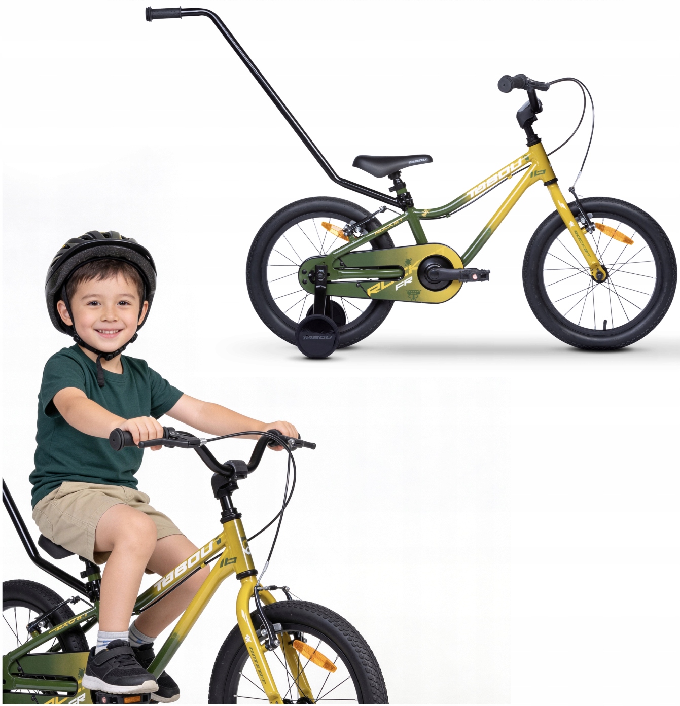 Rower Dziecięcy Rowerek 18 Cali Dla Dziecka Lekki Prowadnik Koła Boczne