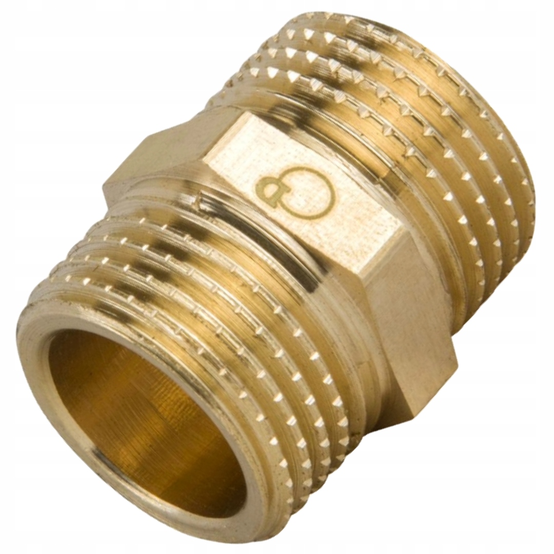 NYPEL MOSIĘŻNY ZŁĄCZKA MOSIĘŻNA RÓWNOPRZELOTOWY 1'' CAL DN25 SOLIDNY MOCNY