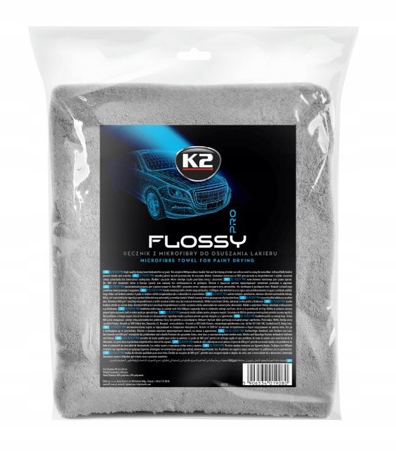K2 Flossy Ręcznik z mikrofibry osusza lakier
