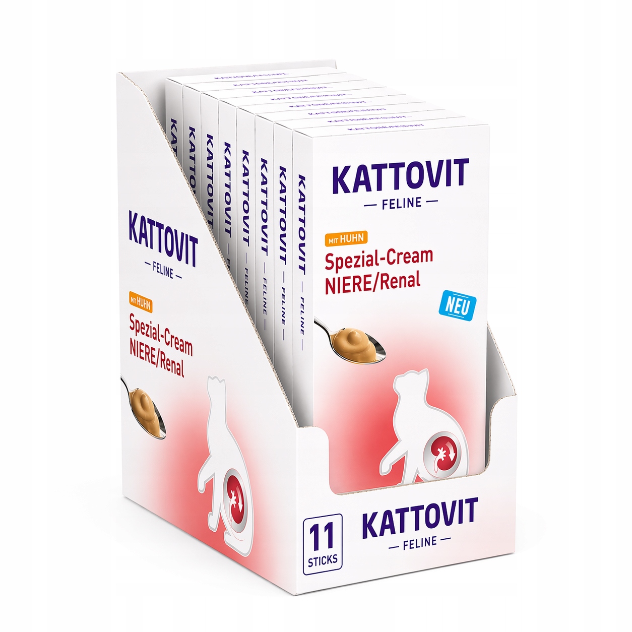 Kattovit Spezial Cream Low Protein Sos Dla Kota Na Nerki 11x90g