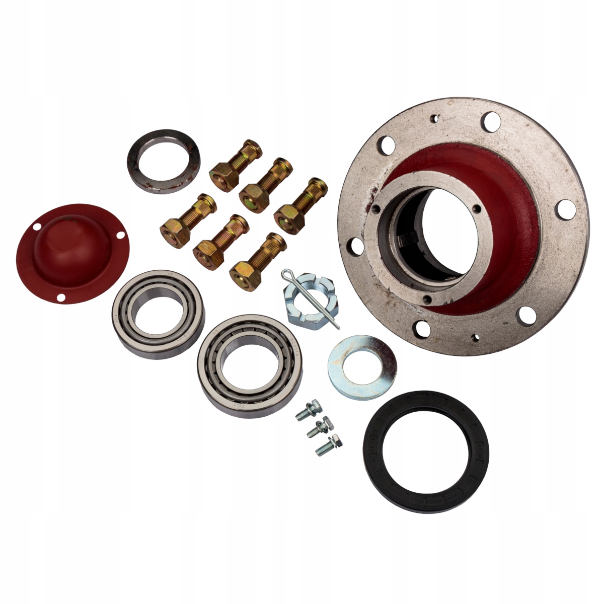 

Piasta przyczepy D-47 kpl z łożyskami i szpilkami