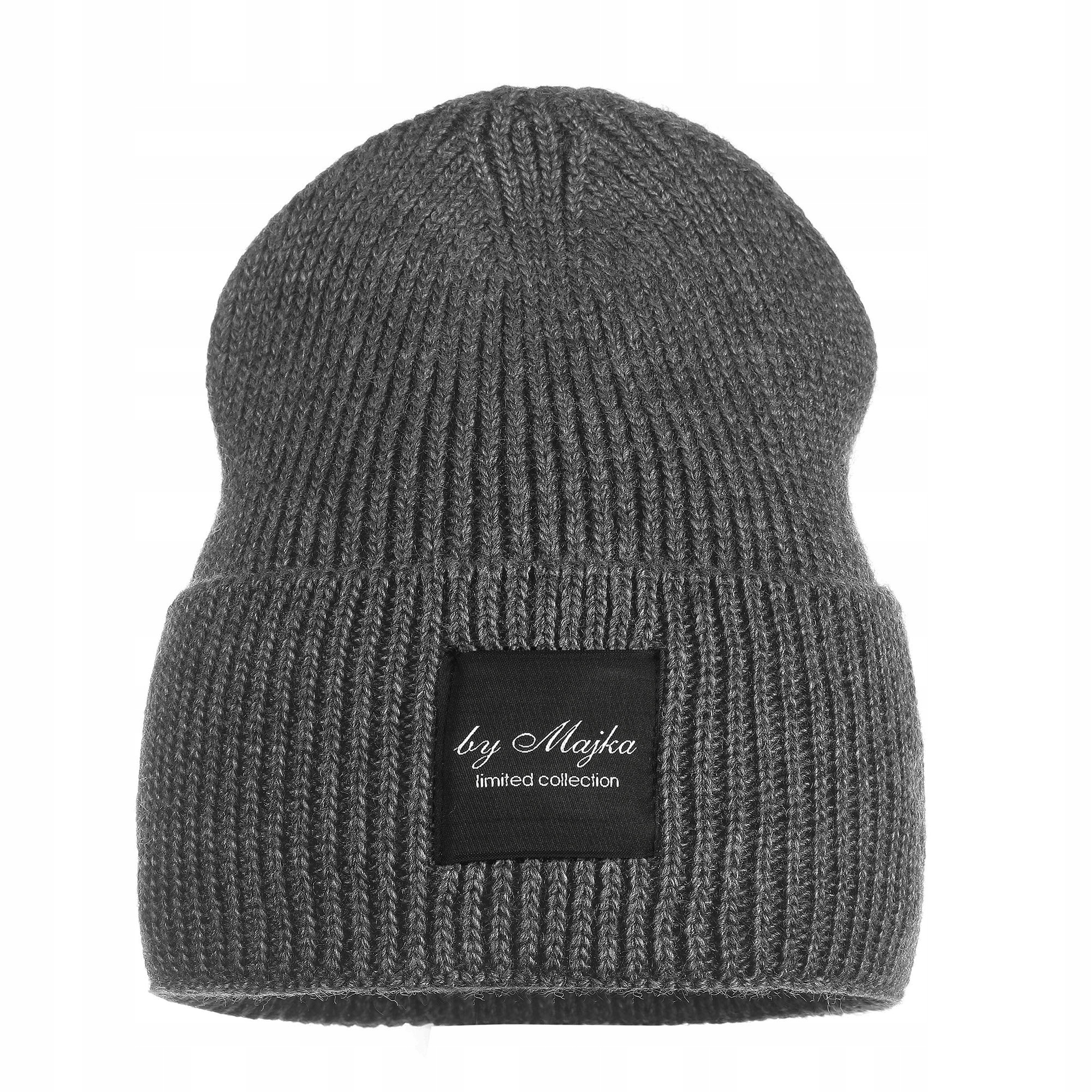 

Czapka Damska Beanie Jesienna Zimowa Wywijana