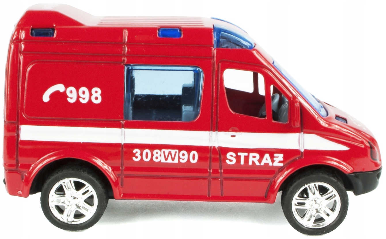 auto metalowe STRAŻ POŻARNA | HKG072 — 3
