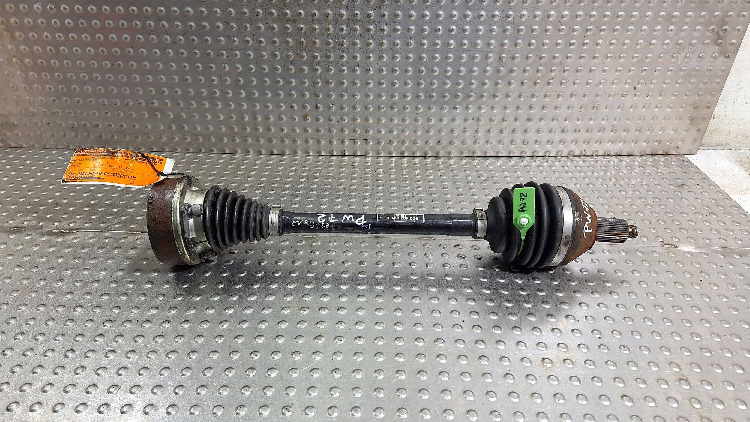 semi-axis left front short. 6C0407271E FABIA III POLO V IBIZA IV 1.4 TDI CUS
