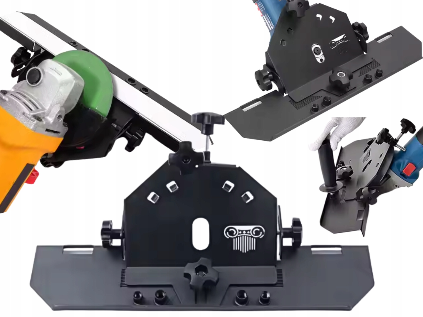 PRZYSTAWKA DO SZLIFOWANIA CIĘCIA PŁYTEK GRESU POD KĄTEM 45° SLIDER STATYW