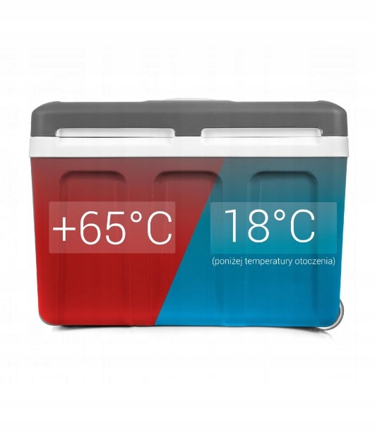 Šedá Turistická Automobilová Chladnička Přenosná 45 L First Austria