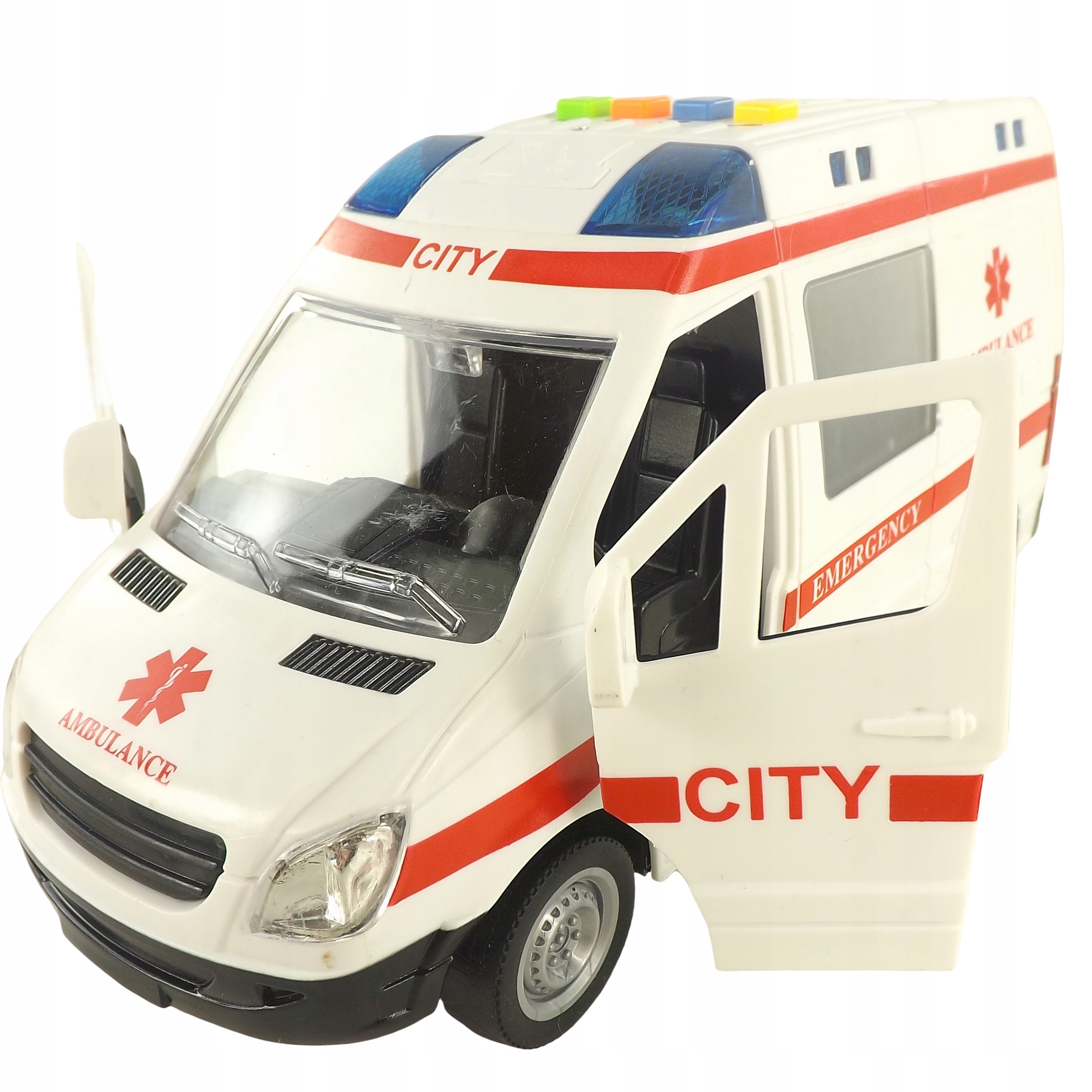 Auto ambulans karetka otwierane drzwi 1:16 WY590A Marka Luxma