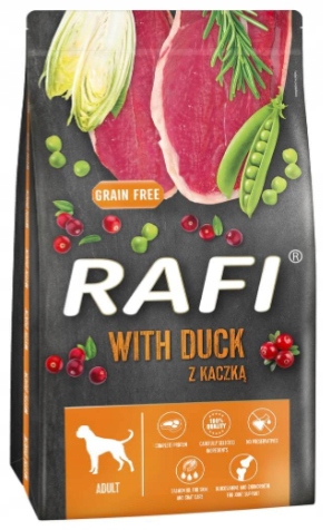 Levně Rafi Krmivo Krmivo Pro Dospělé Psy Kachna S Glukosaminem Dolina Noteci 10 Kg