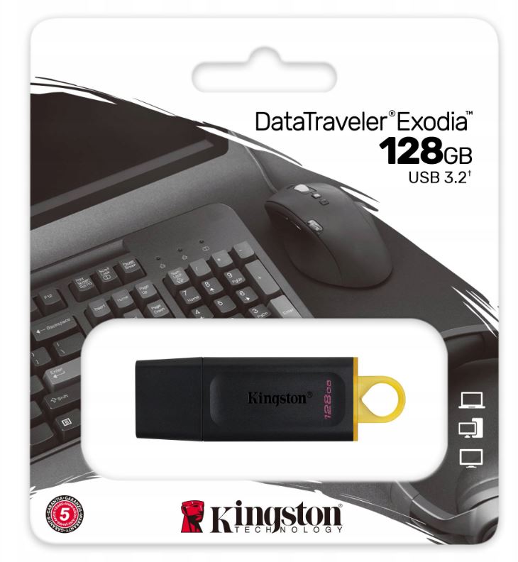 

Pendrive Kingston DataTraveler Exodia 128GB USB3.1