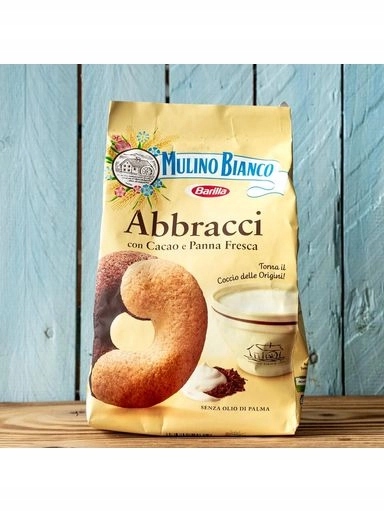 Levně 3x Mulino Bianco Italské sušenky Abbracci kakao a čerstvé máslo 350 g